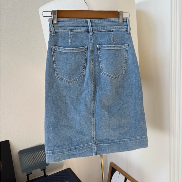 Ann Taylor Light Blue Denim Jeans Skirt - Picture 2 of 5